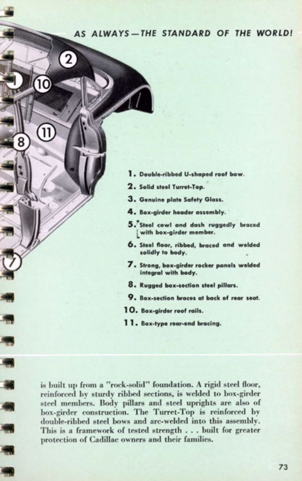 1953 Cadillac Salesmans Data Book Page 105